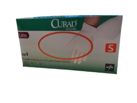Gants d'examen latex CURAD